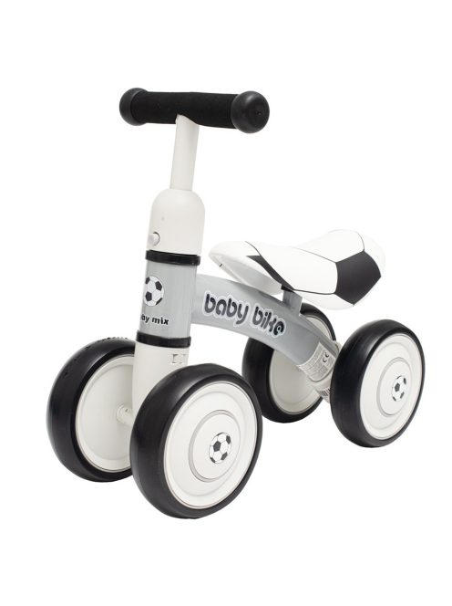 Baby Mix futóbicikli Baby Bike Fekete-fehér foci