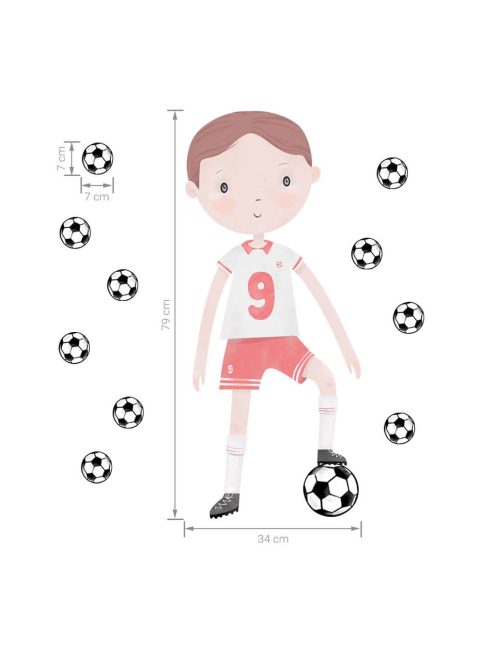 Falmatrica Futballista piros