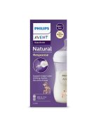 Baba cumisüveg Avent Natural Response 260 ml zsiráf