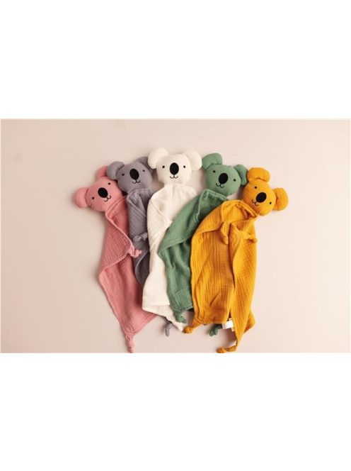 Muszlin szundikendő New Baby Koala Mustard