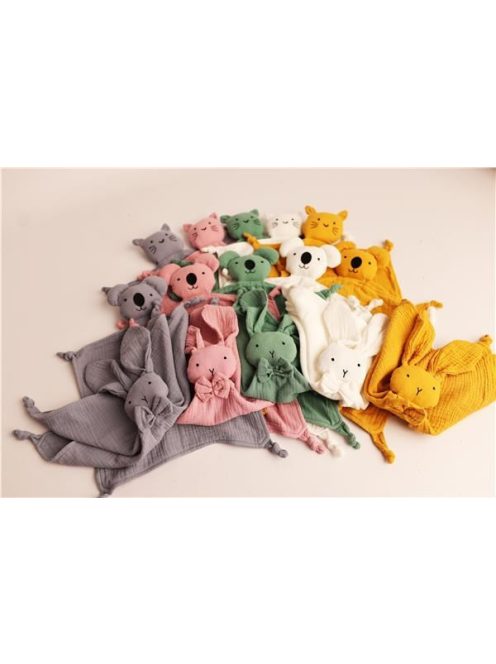 Muszlin szundikendő New Baby Koala Mustard