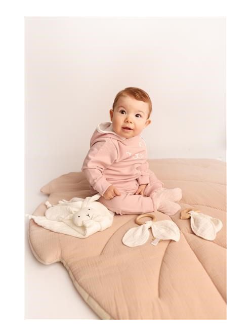 Gyermek muszlin alátét New Baby Leaf  beige