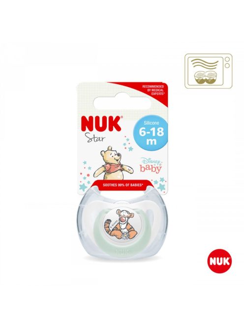 Baba cumi Star NUK Disney Mickey 6-18h zöld