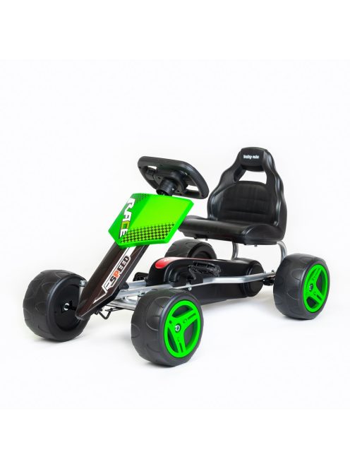 Go-kart Baby Mix Speedy pedálos gyerek gokart zöld