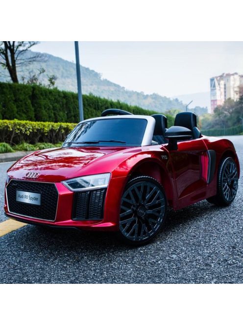 Elektromos autó BABY MIX  AUDI R8 Spyder MAXI piros metál