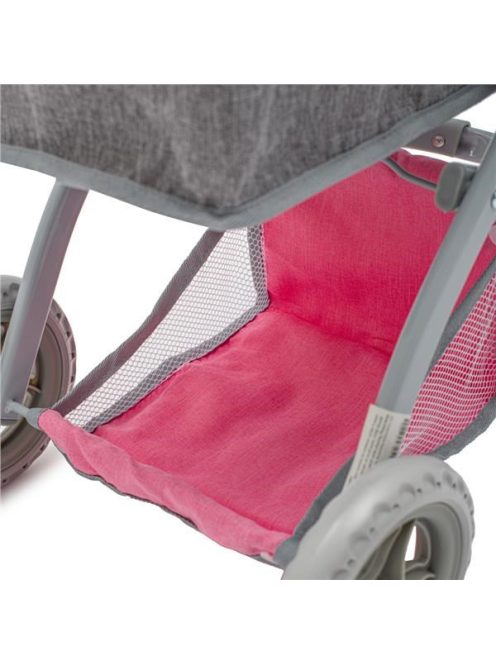 Babakocsi babáknak 2v1  Baby Mix pink-grey