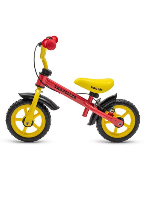 Baby Mix futóbicikli fékkel Traveller piros