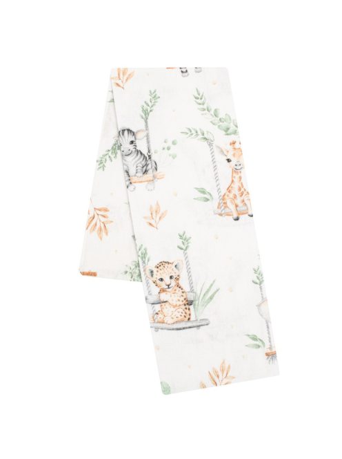 New Baby pelenka flanell ZOO bézs
