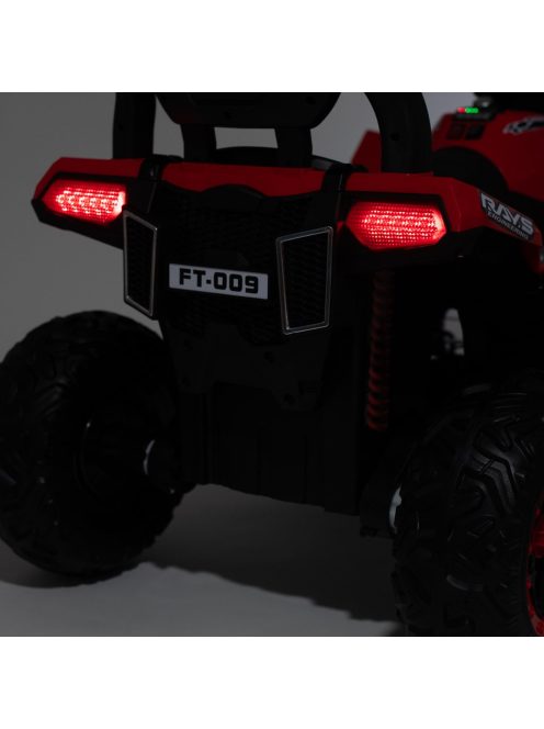 Gyermek elektromos quad Baby Mix RAVE 4x4 piros