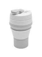 Szilikon Összecsukható Bögre 350 ml 2 az 1-ben New Baby - Szürke