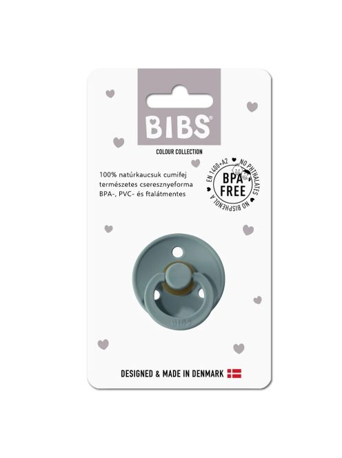 Bibs játszócumi-Colour natúr kaucsuk 0-6 hó óceán 1 db