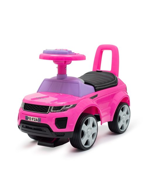 Baby Mix Prime SUV bébitaxi rózsaszín bőrből