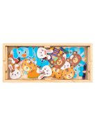 Állatos puzzle dobozban Montessori Baby Mix