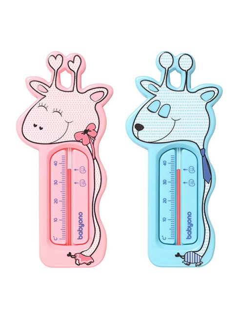 BabyOno vízhőmérő Zsiráf-rózsaszín/kék