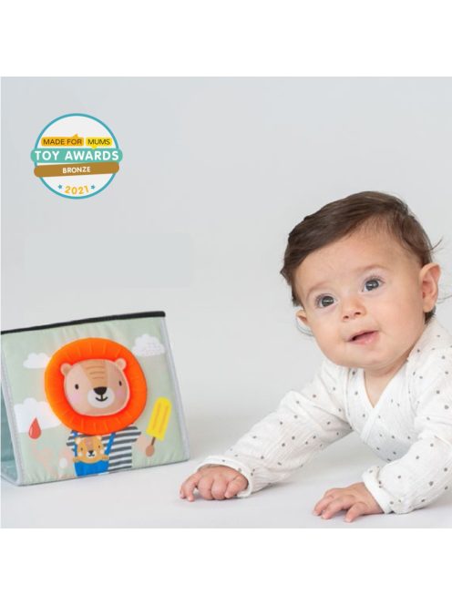 Taf Toys puha bébikönyv-Tummy Time szavanna
