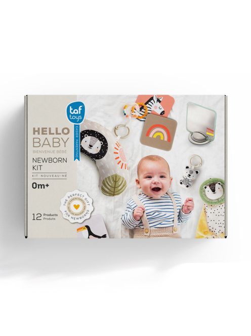 Taf Toys újszülött fejlesztő és játék készlet-Hello Baby Newborn kit