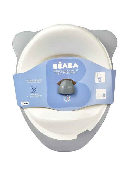 Beaba Toddler WC-ülőke - WC-Tréning ülésmagasító - WC-ülőke rögzítési kampóval - Csúszásmentes és ergonómikus - Könnyen kezelhető - Könnyű köd