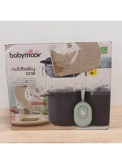 Babymoov Nutribaby One 4 az 1-ben többfunkciós ételkészítő robotgép – gőzölős turmixolós, intuitív, 2 literes űrtartalom