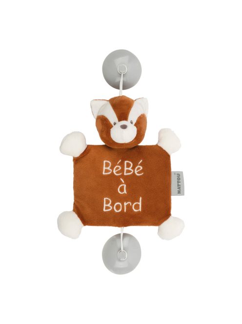 Nattou Baby on Board plüss Boris and Jungo - Boris, a vörös panda