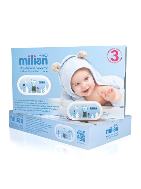 Milian légzésfigyelő - PRO Plus 3db érzékelőlappal