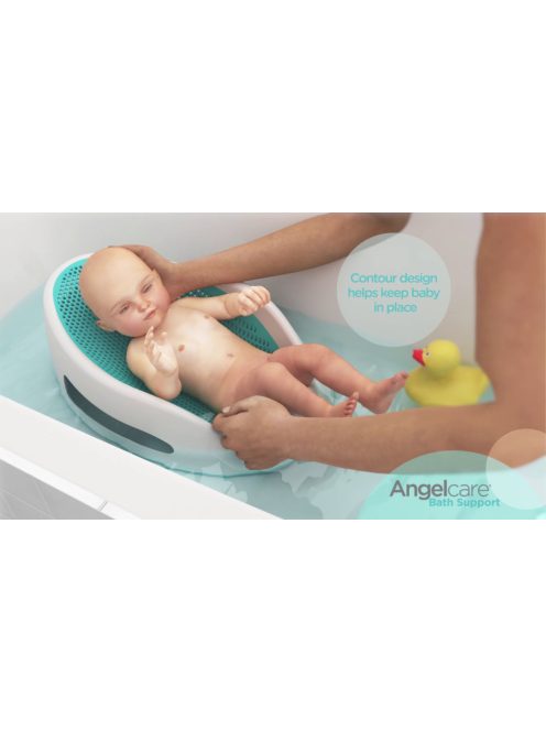 Angelcare szilikon babafürdető-rózsaszín