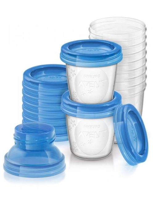 Avent Philips SCF619/05 VIA anyatejtároló pohár 180 ml - 5 db ÚJ