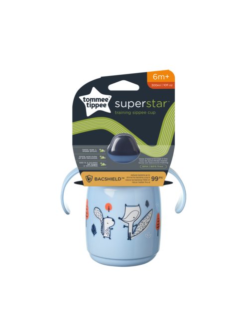 Tommee Tippee itatópohár - Superstar Training Sippee Cup csőrös 300ml 6hó kék