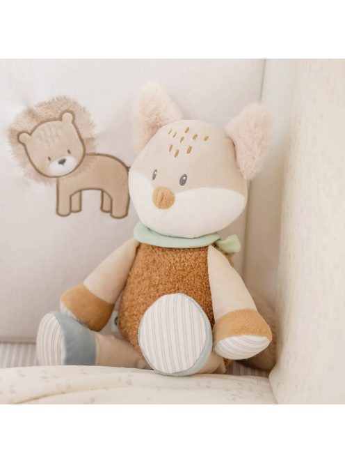 Nattou játék plüss 30cm Flo, Ernest and Oli - Flo, a róka