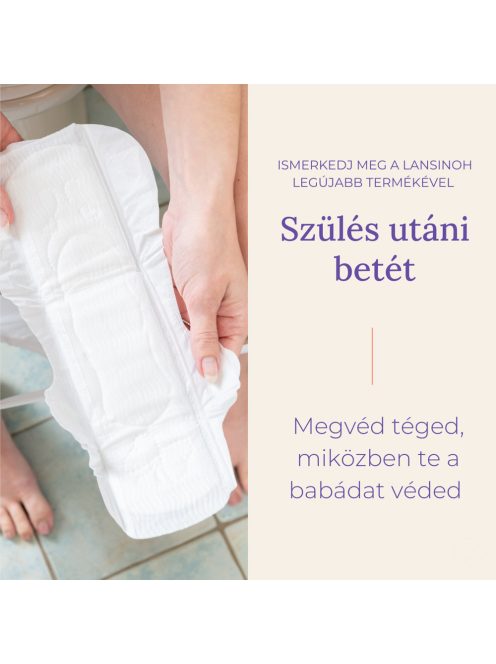 Lansinoh egészségügyi betét szülés utáni extra nedvszívó 0-2hét egyesével csomagolt 10db