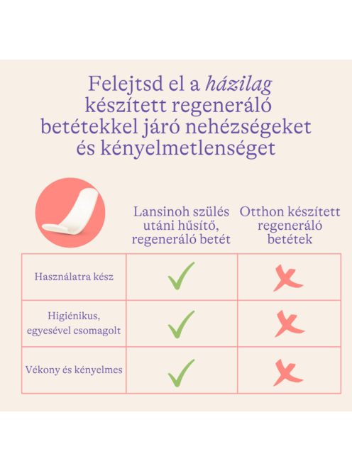 Lansinoh szülés utáni hûsítõ, regeneráló betét 8db