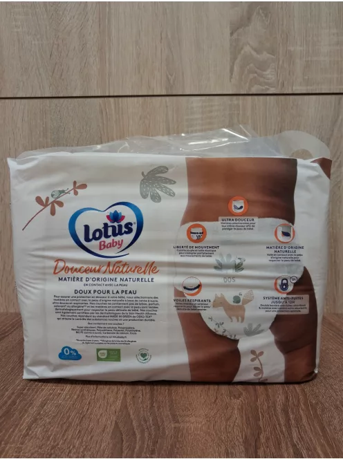 Lotus Baby bugyipelenka 4-es méret 128 DB. OUTLET termék