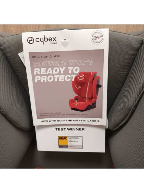 CYBEX Solution G I-Fix Plus Gold autósülés 100-150 cm – Lava Grey. Outlet termék