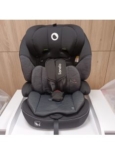   LIONELO Levi One autósülés 9-36 kg-ig, 1 2 3 csoport, Outlet termék. Oldalvédő, fejvédő, 5 pontos övek, állítható fejtámla, Dri-Seat betét (szürke-fekete)