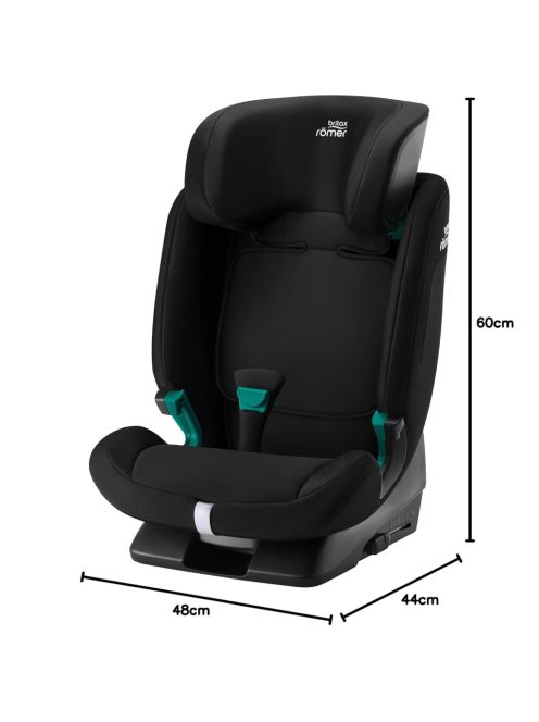 BRITAX RÖMER EVOLVAFIX gyerekülés Isofix-szel 76-150 cm-es (i-Size), 15 hónapos - 12 éves korig, éjszakai kék. Outlet termék