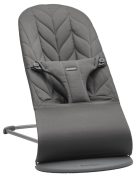 BabyBjörn Babywippe Bliss Woven Baby Rocker pihenőszék– Dark Grey Frame