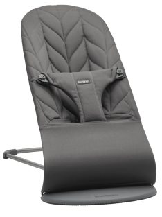   BabyBjörn Babywippe Bliss Woven Baby Rocker pihenőszék– Dark Grey Frame