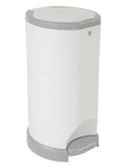 Korbell pelenkatároló kuka, fehér 16 literes. OUTLET termék
