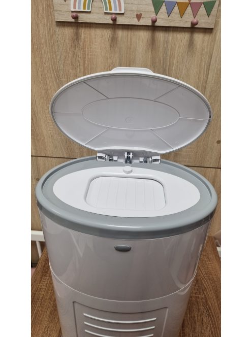 Korbell pelenkatároló kuka, fehér 16 literes. OUTLET termék