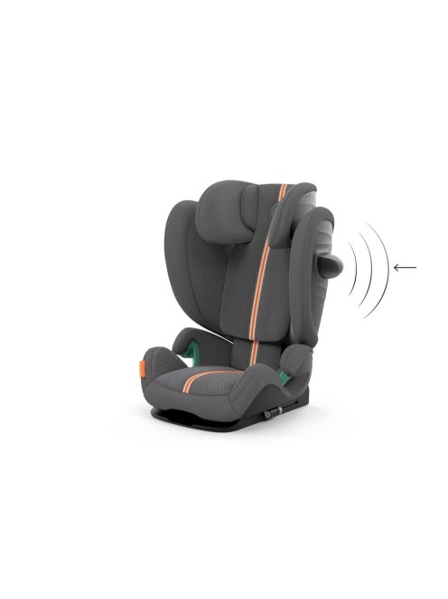 CYBEX Gold Solution G i-Fix Plus Gyermek autósülés Isofix-szel és anélkül, Outlet termék, kb. 3-12 év (100-150 cm), kb. 15-50 kg, lávaszürke