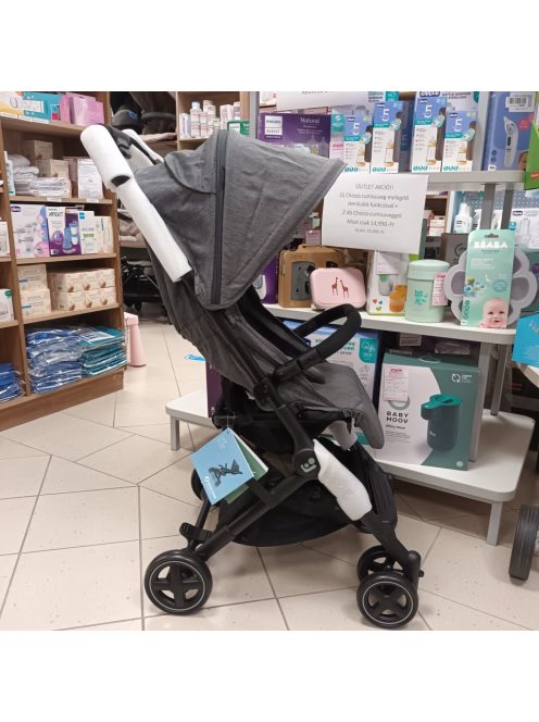 Maxi-Cosi Lara2 babakocsi, 0-4 éves korig, 0-22 kg, pehelykönnyű, kompakt buggy, 3 fekvő pozíció, lapos fekvő helyzet, kicsiben összecsukható, vállpánt, választható szürke