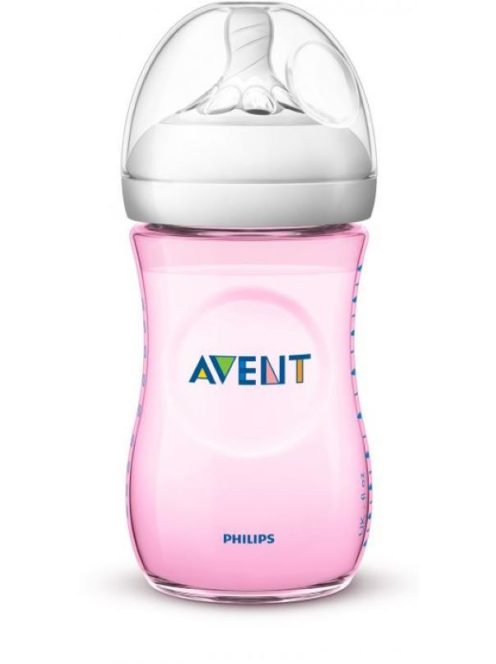 Avent SCF034/17 Natural cumisüveg 260 ml PINK