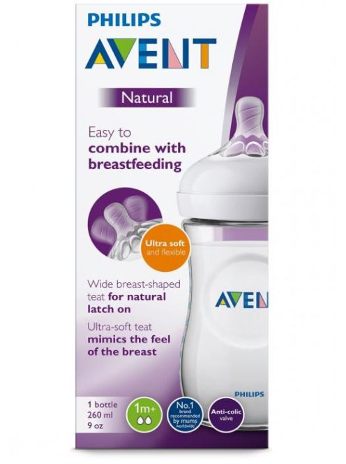 Avent SCF033/17 Natural cumisüveg 260 ml