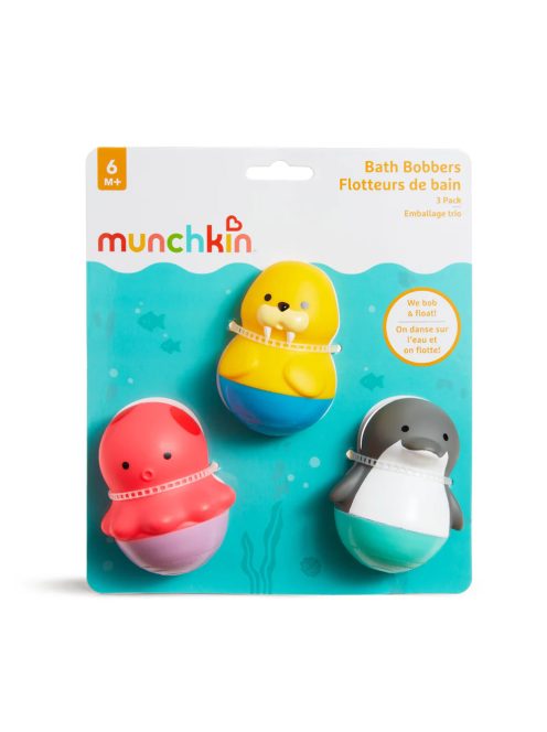 Munchkin fürdõjáték Bath Bobbers 3db