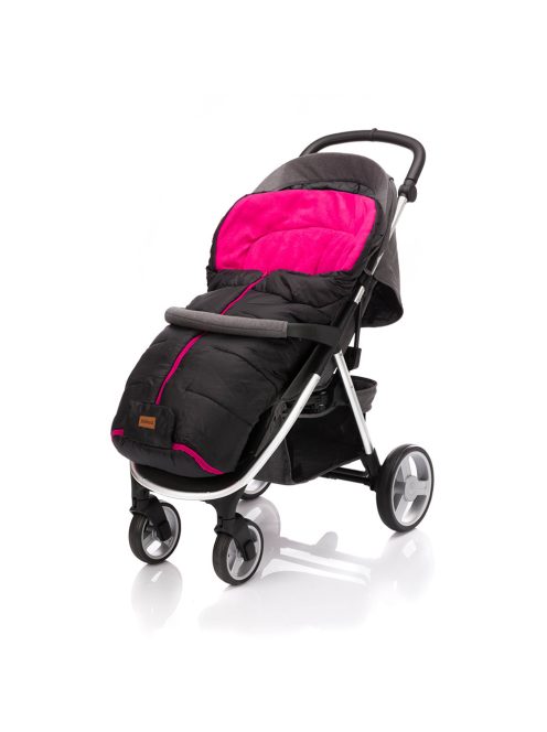 Fillikid Eco Big bundazsák babakocsiba-pink-fekete