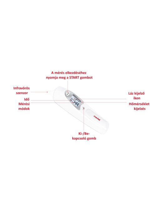 Medel fülhõmérõ - Ear Temp infra