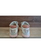 Asso lányka bőr szandál fehér-virágos 24-es méret