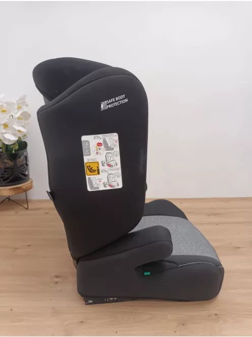 Foppapedretti Time i-Size 100-150cm Isofix gyerekülés, fekete-szürke OUTLET termék