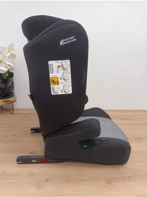 Foppapedretti Time i-Size 100-150cm Isofix gyerekülés, fekete-szürke OUTLET termék