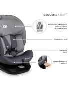 Kinderkraft I-Grow 2 Pro i-Size 40-150cm Isofix 360°gyerekülés fekete- szürke OUTLET termék
