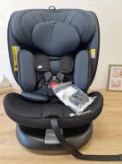 Kinderkraft I-Grow 2 Pro i-Size 40-150cm Isofix 360°gyerekülés fekete- szürke OUTLET termék
